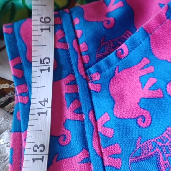 Tracy Negoshian elephant print shorts, Sz 10 - Picture 7 of 10